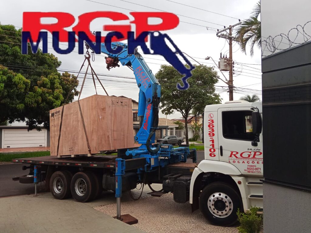RGP MUNCK Ribeirão Preto Içamento de máquinas industriais